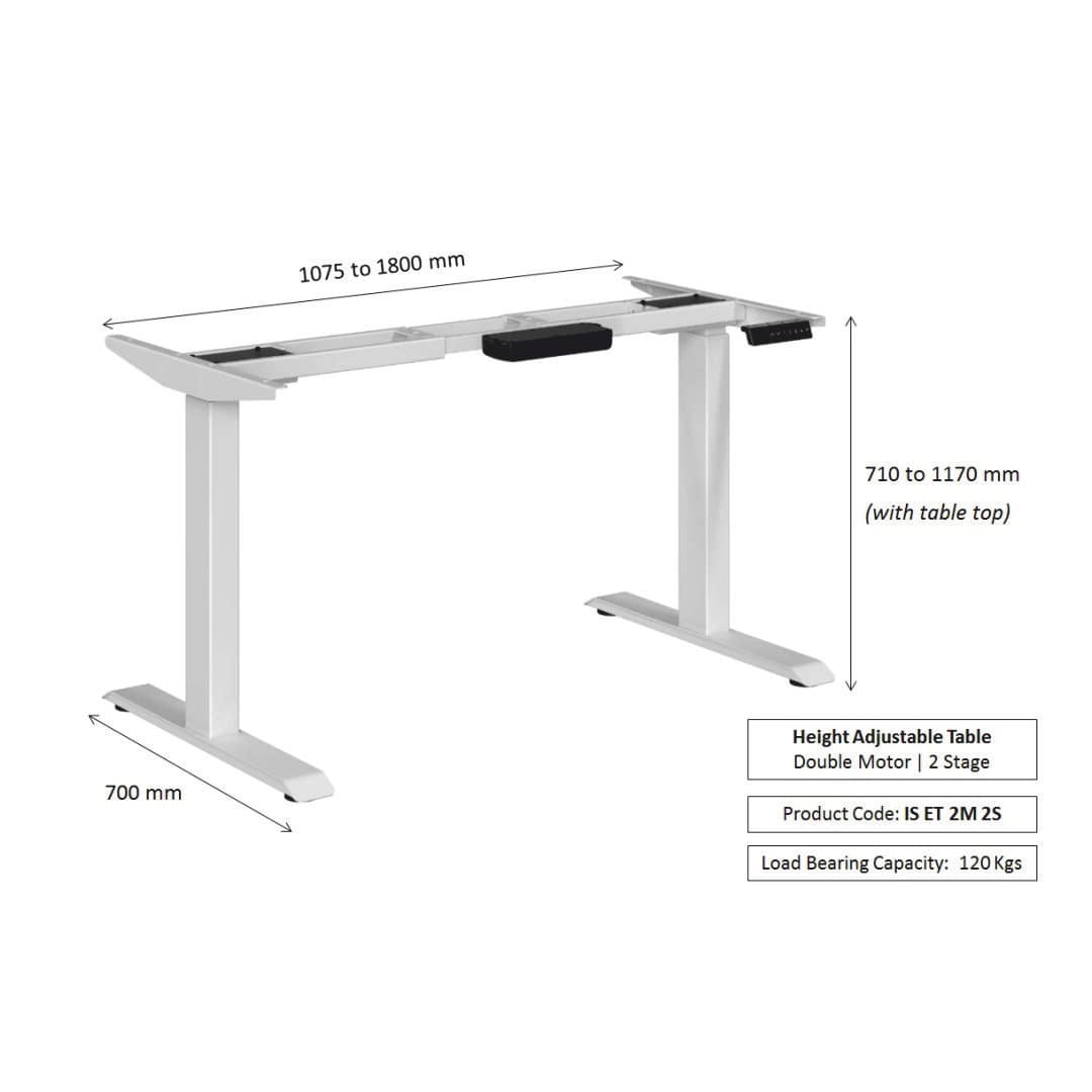 Electric Height Adjustable Desk Standing Desk 3