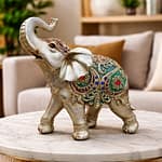 Royal Jewel Elephant Showpiece