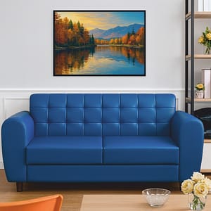 Tufted two-seater sofa